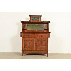 Liberty & Co. Antique English Arts & Crafts Oak Sideboard