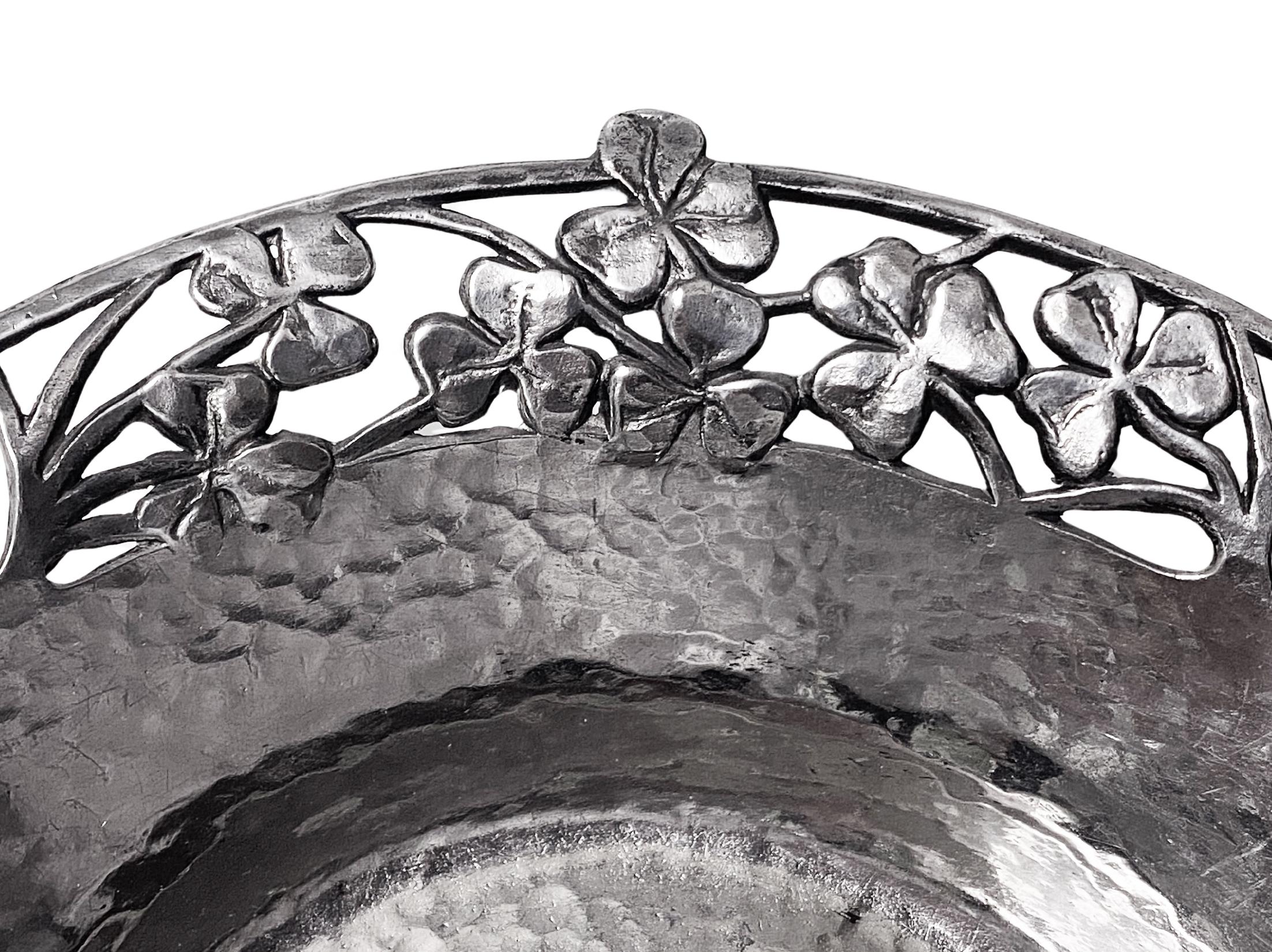 Early 20th Century Liberty Co Arts and Crafts Tudric Pewter Dish English C. 1903 For Sale
