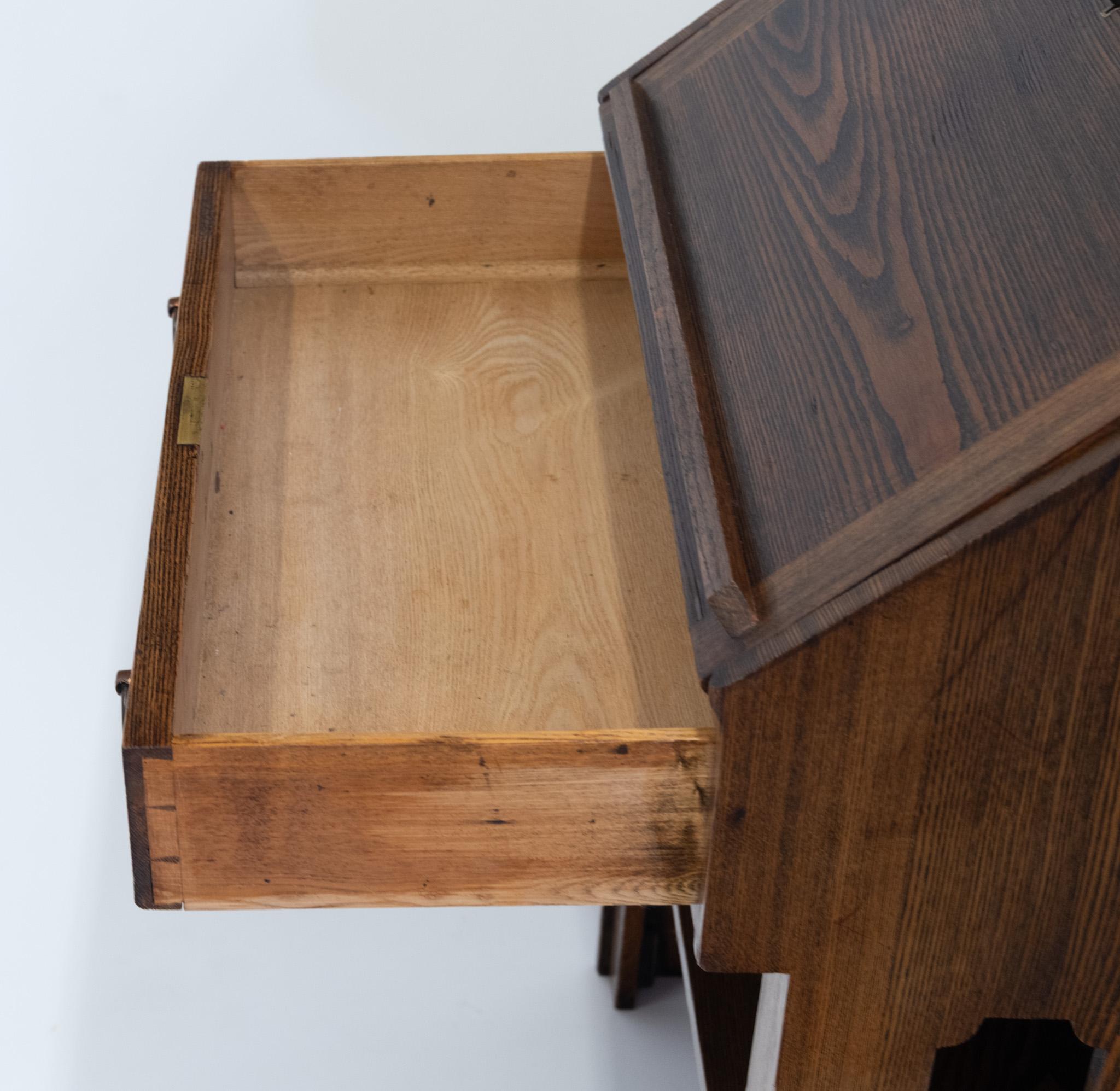 Liberty & Co Arts & Crafts Bureau Writing Desk 1895 For Sale 5