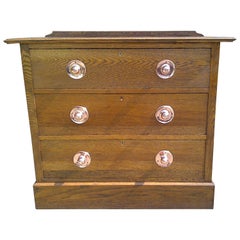 Liberty & Co Attri, Arts & Crafts Oak Chest of Drawers of Small Proportions