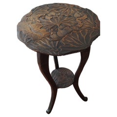 Liberty & Co Carved Japanese Occasional Table circa 1900