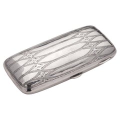 Liberty & Co. late Edwardian sterling silver cigar case
