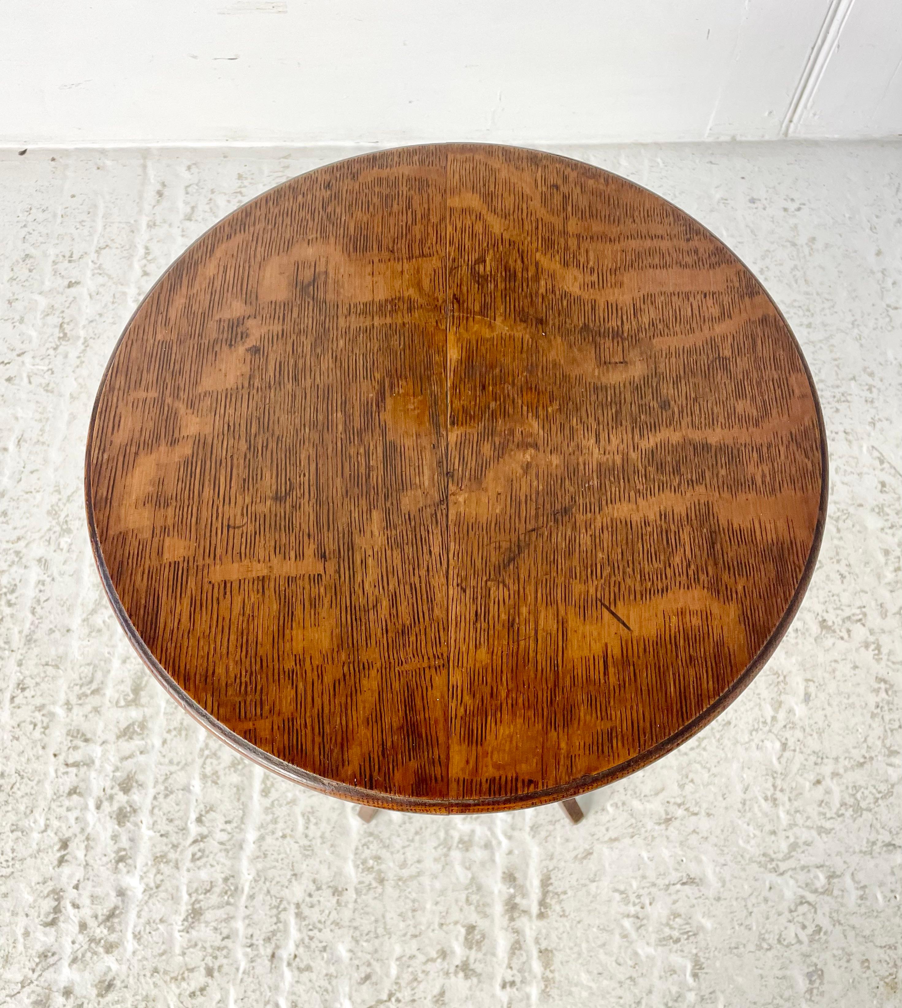 Arts and Crafts Liberty & Co Oak Side Table In the Style of E W Godwin For Sale