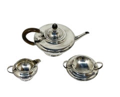 Liberty & Co silver 3-piece tea set, Birmingham 1912