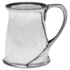 Liberty & Co. Silver mug designed by Oliver Baker made in 1933