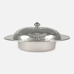 Liberty & Co Sterling Silver Muffin Dish by Oliver Baker