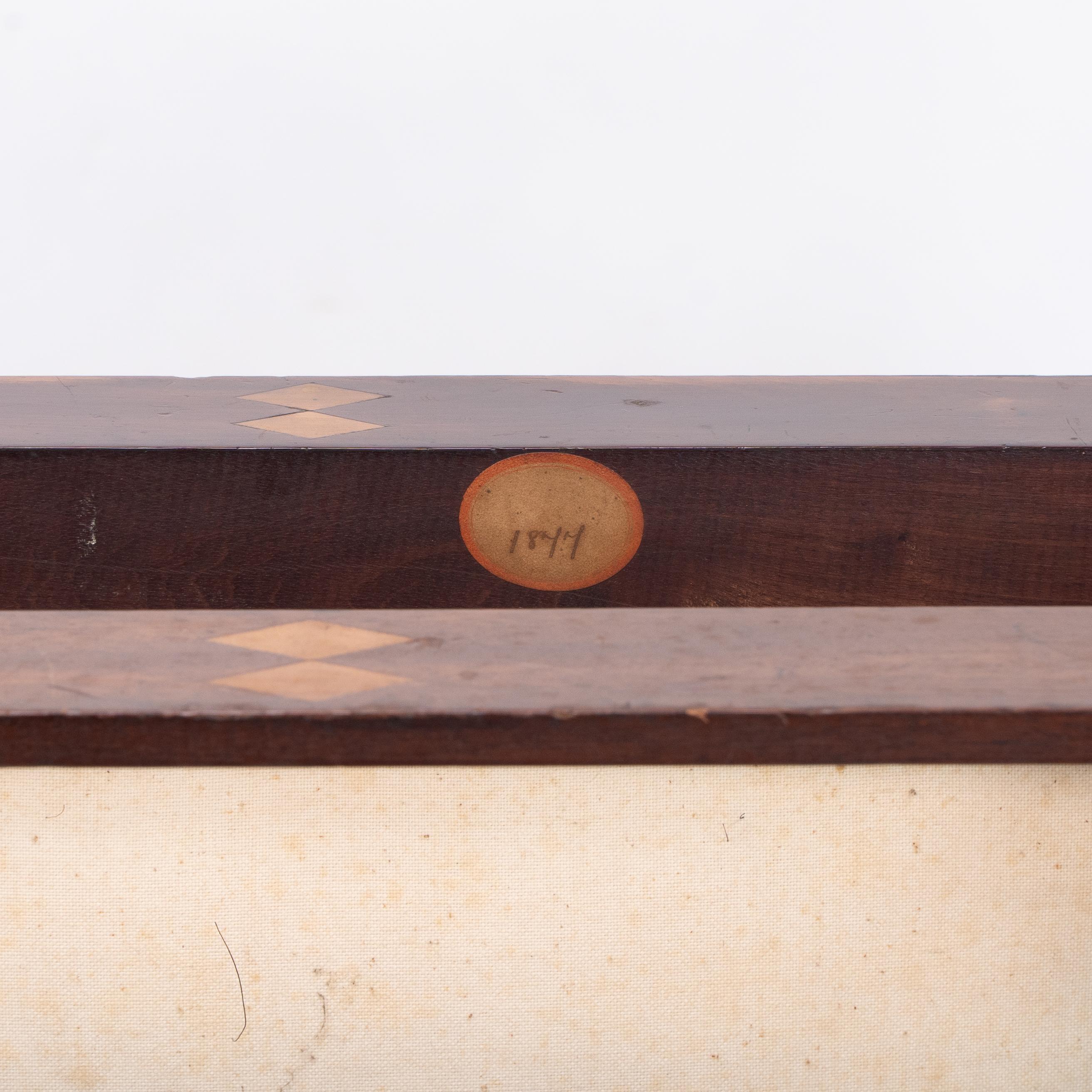 Liberty & Co. Arts and Crafts-Mahagoni-Sessel aus Mahagoni mit stilisierten Blumenintarsien im Angebot 5