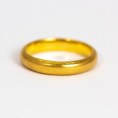Liberty & Co Vintage 22 Carat Gold Band