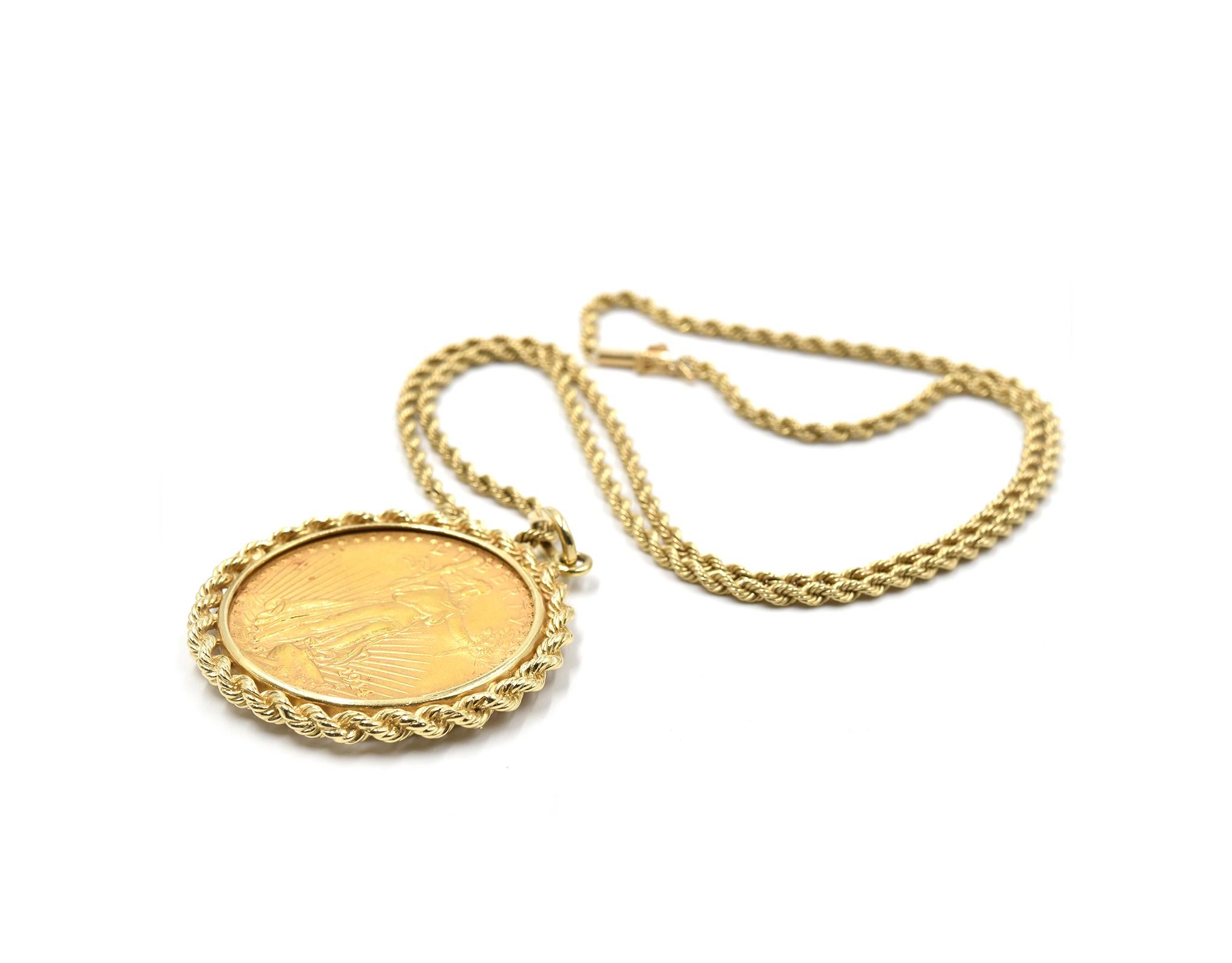 liberty coin necklace