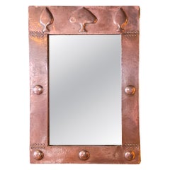 Liberty & Company Arts and Crafts Copper Mirror