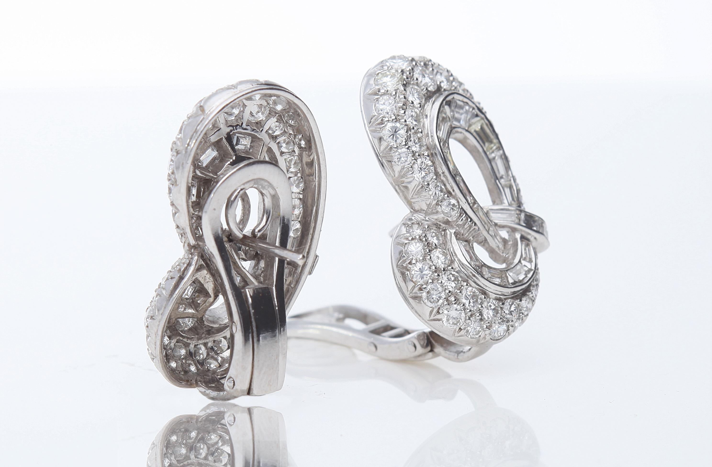 Liberty earrings with ct 6.00 of diamonds 4
