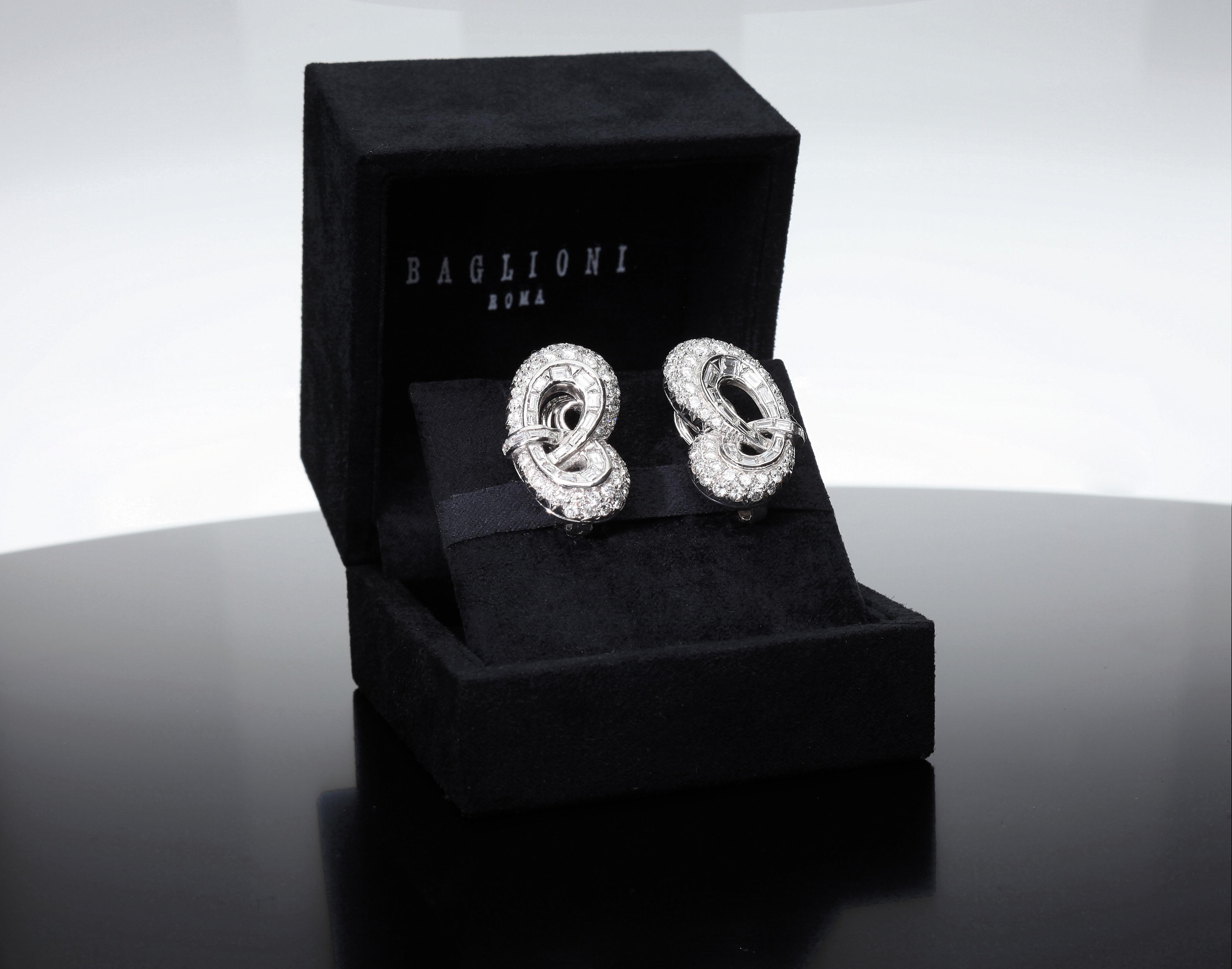 Liberty earrings with ct 6.00 of diamonds 13