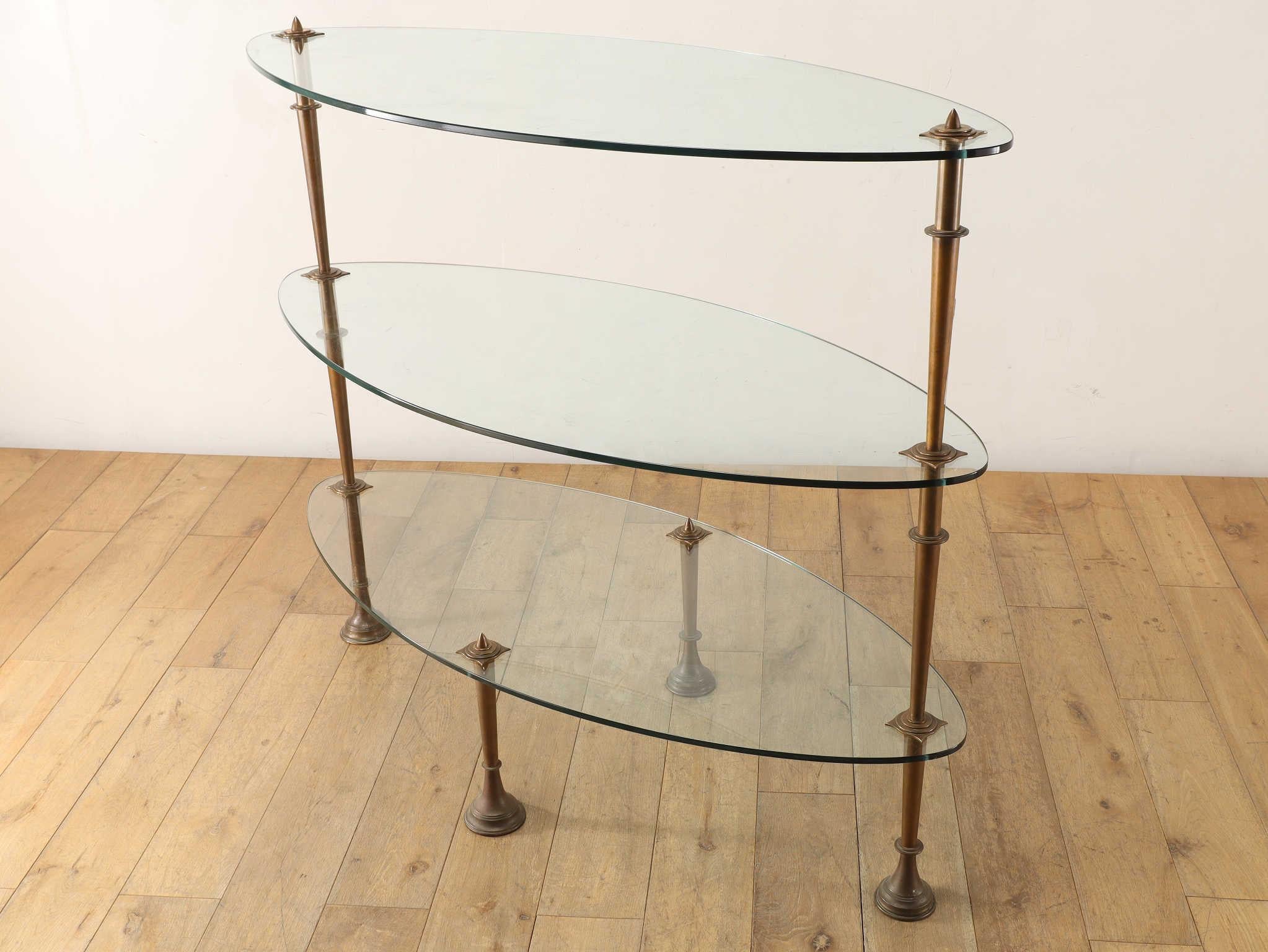 Mid-Century Modern Liberty Display Shelf 1920's For Sale