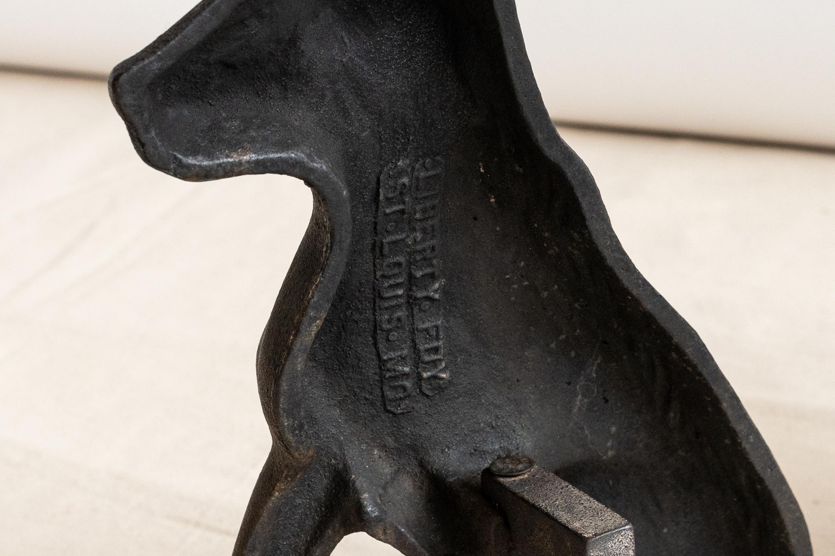 Andirons en fonte de Liberty Foundry pour chiens de chasse 3