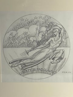 Die Freiheit ist eine anerkannte Zeichnung von Donald De Lue