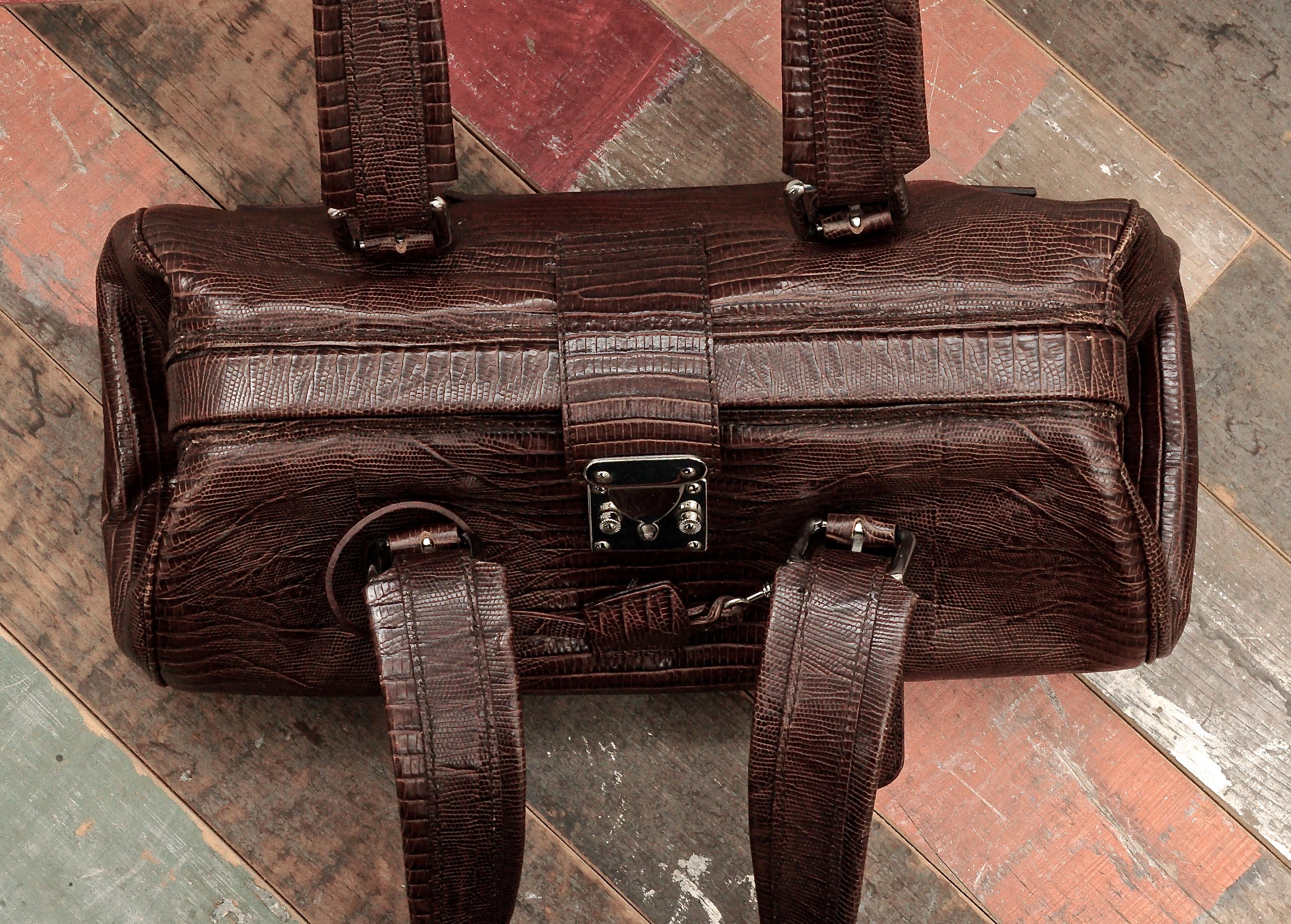 faux crocodile leather handbags