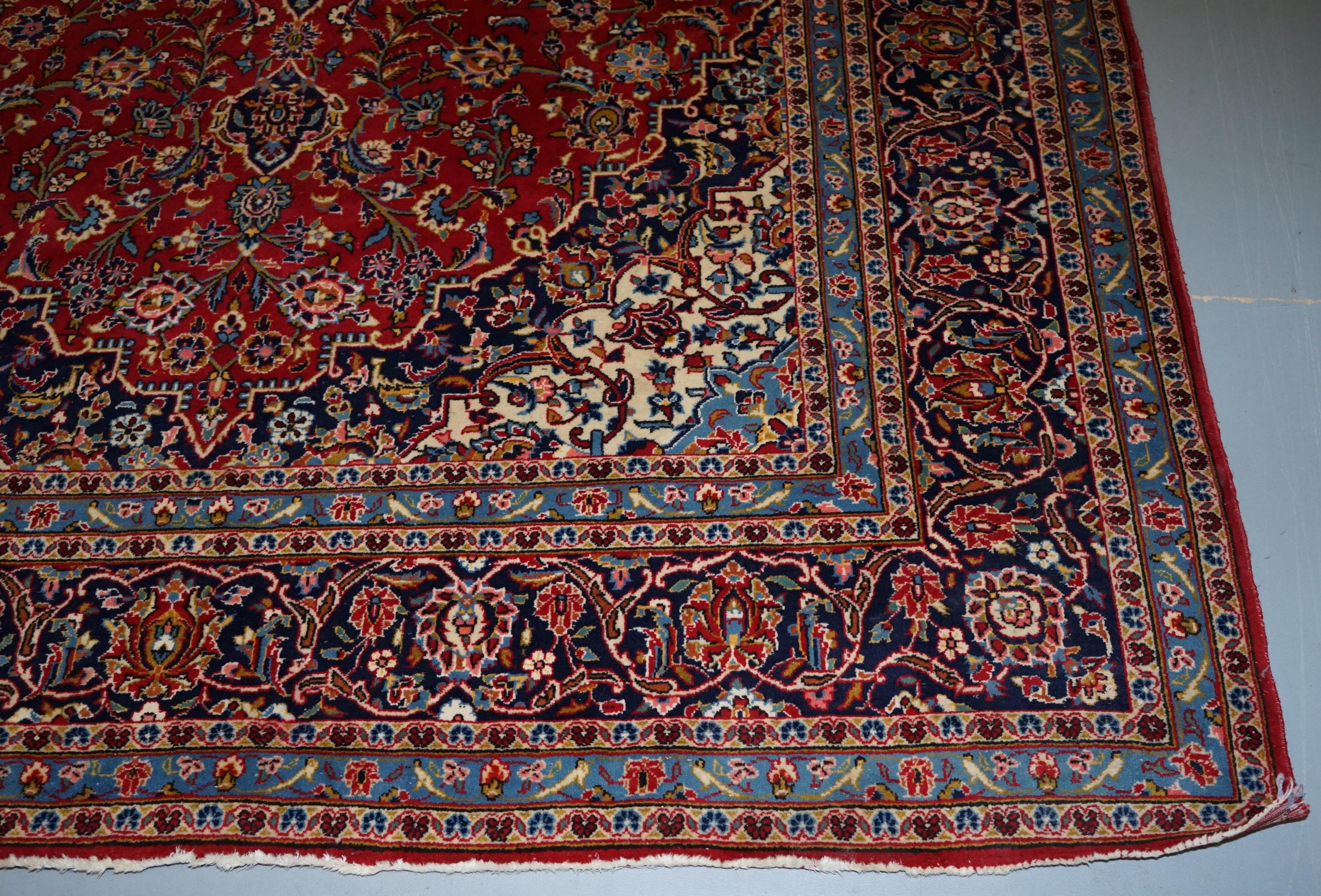 Liberty London Tabriz Garden Floral Rug Large Fine Hand Knotted For Sale 4