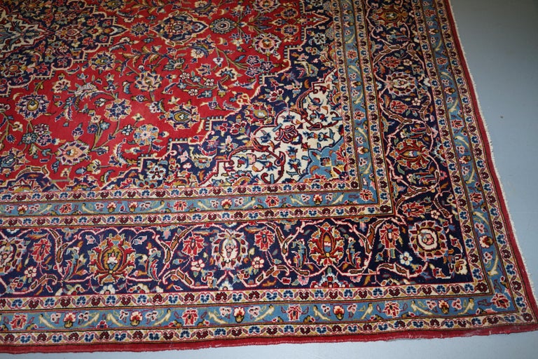 Liberty London Tabriz Garden Floral Rug Large Fine Hand Knotted For