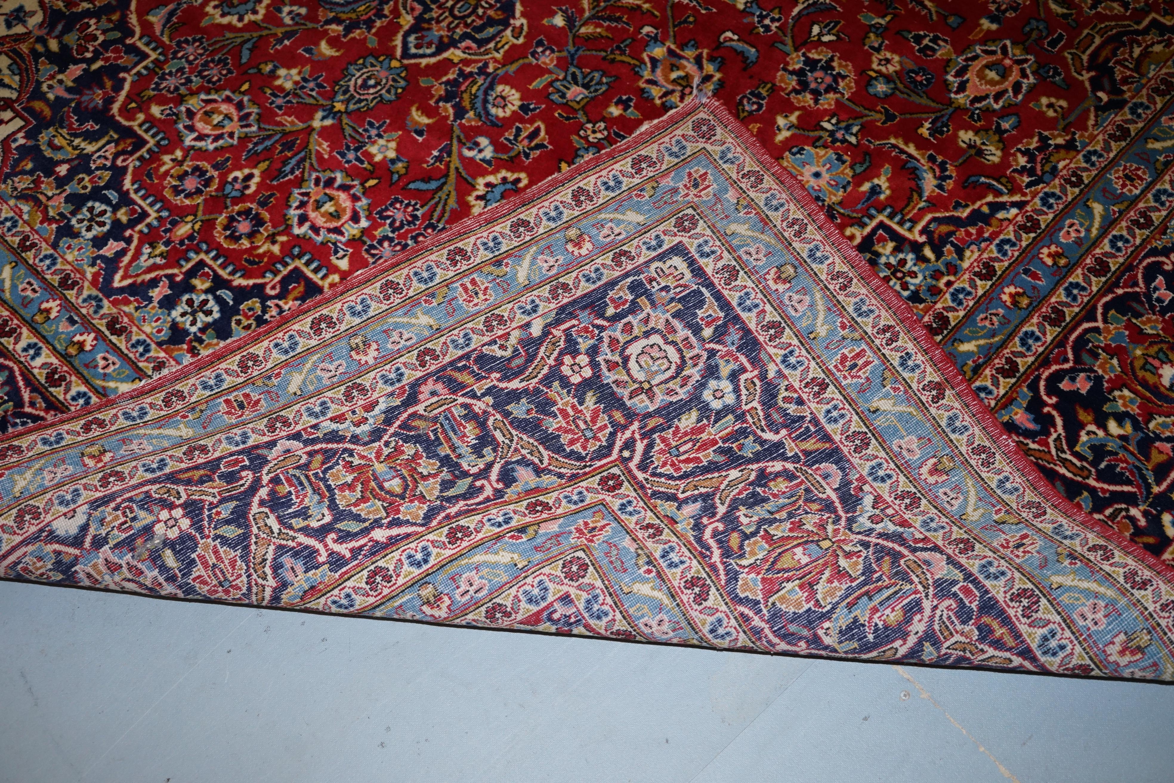 Liberty London Tabriz Garden Floral Rug Large Fine Hand Knotted For Sale 6