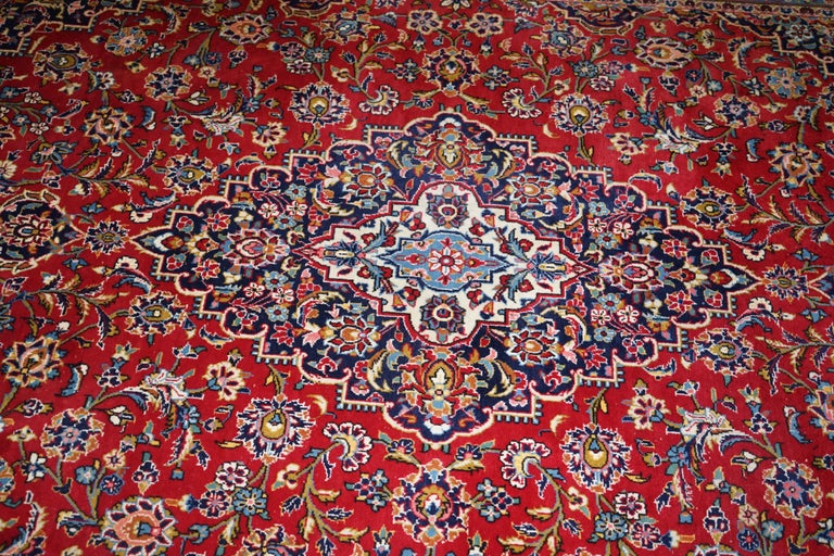 Liberty London Tabriz Garden Floral Rug Large Fine Hand Knotted For