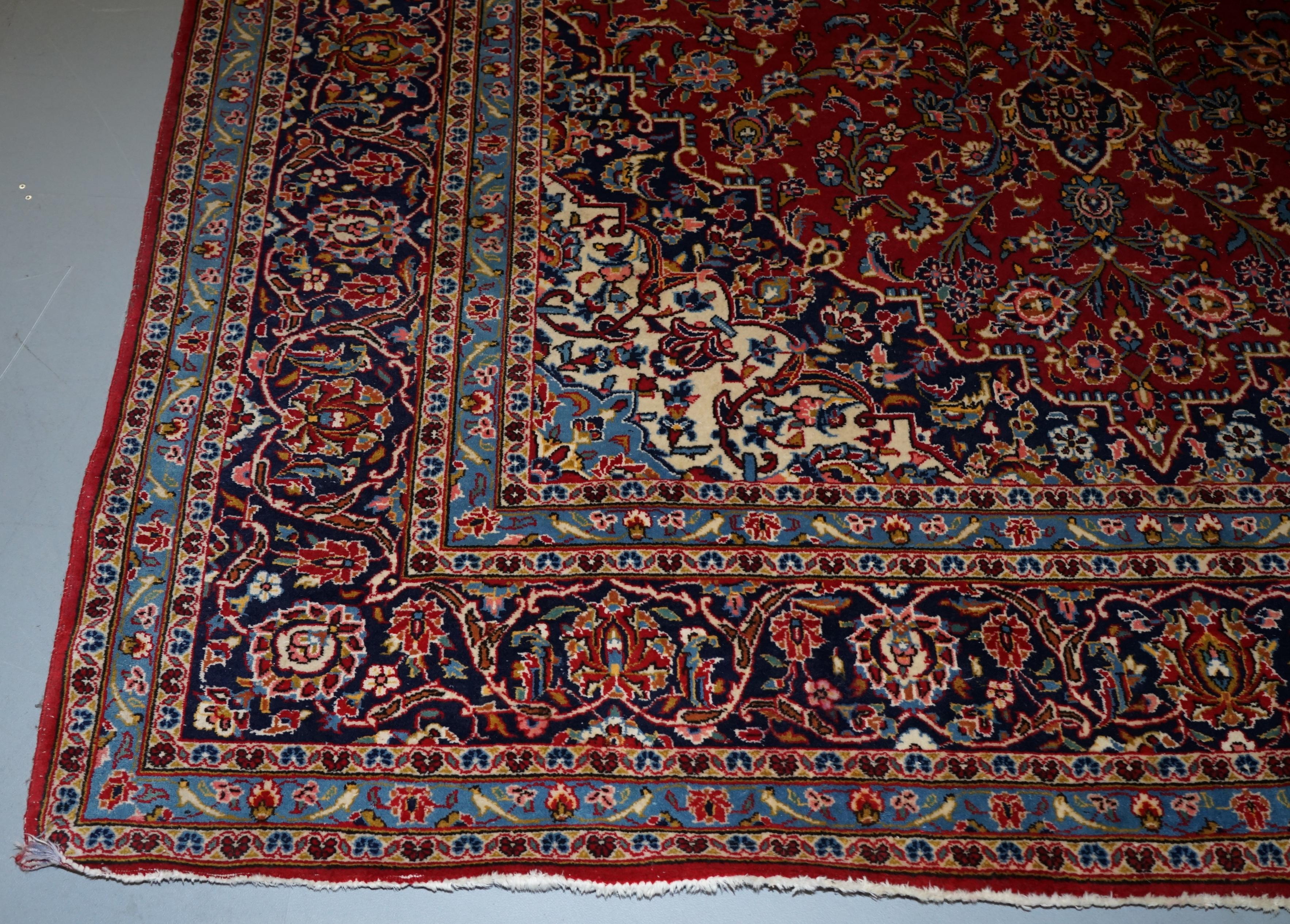 Liberty London Tabriz Garden Floral Rug Large Fine Hand Knotted For Sale 3