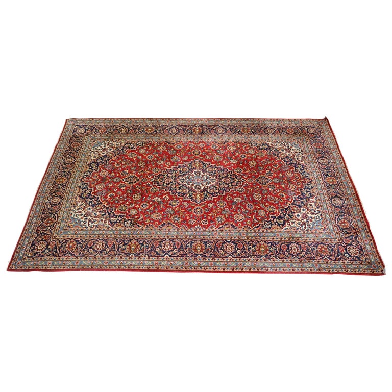 Liberty London Tabriz Garden Floral Rug Large Fine Hand Knotted For