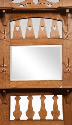 Liberty of London Arts & Crafts Oak Hall Stand