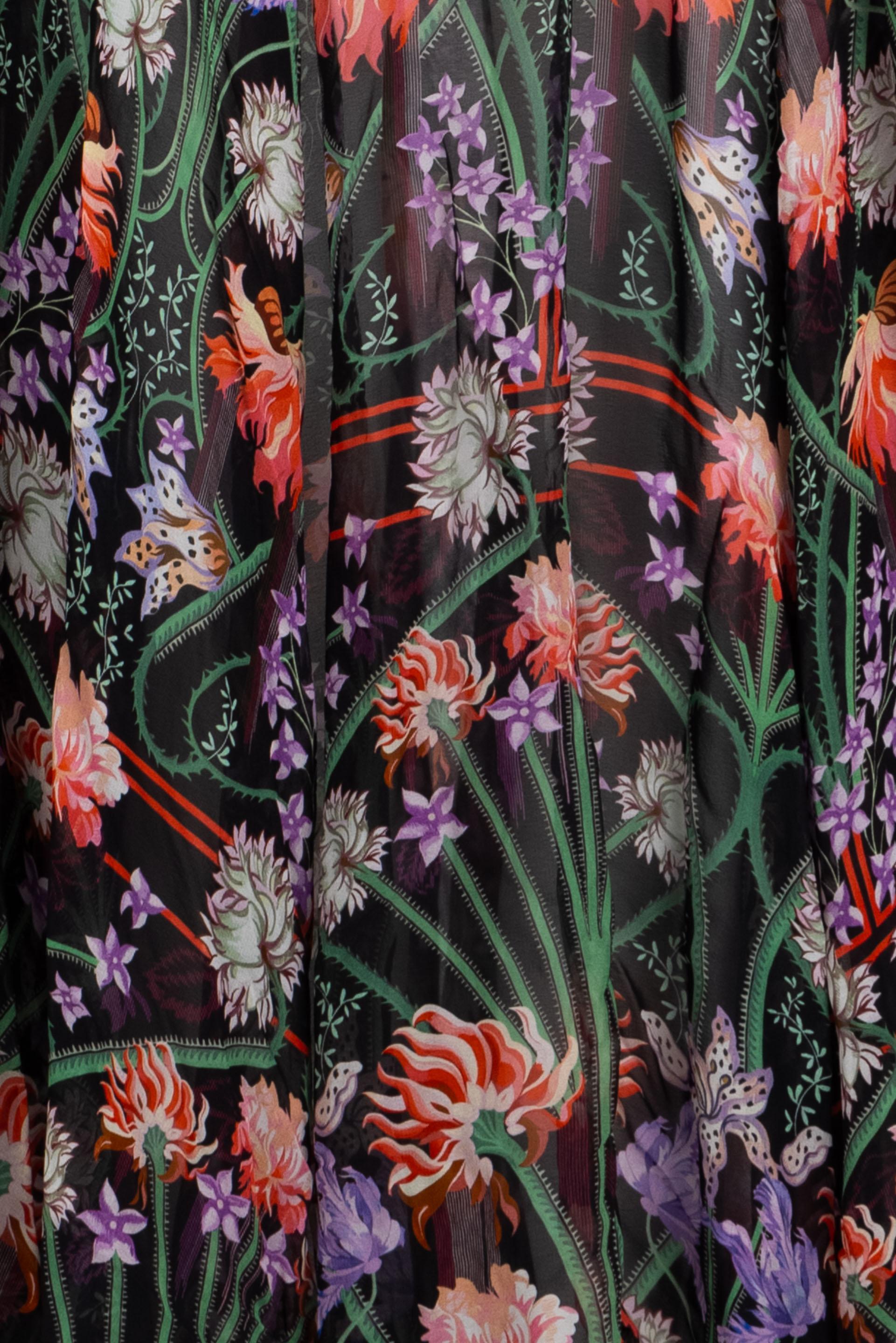 Liberty of London Floral Embroidered Silk Maxi Dress, Spring 2020 3