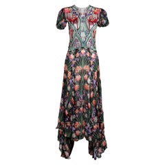 Liberty of London Floral Embroidered Silk Maxi Dress, Spring 2020