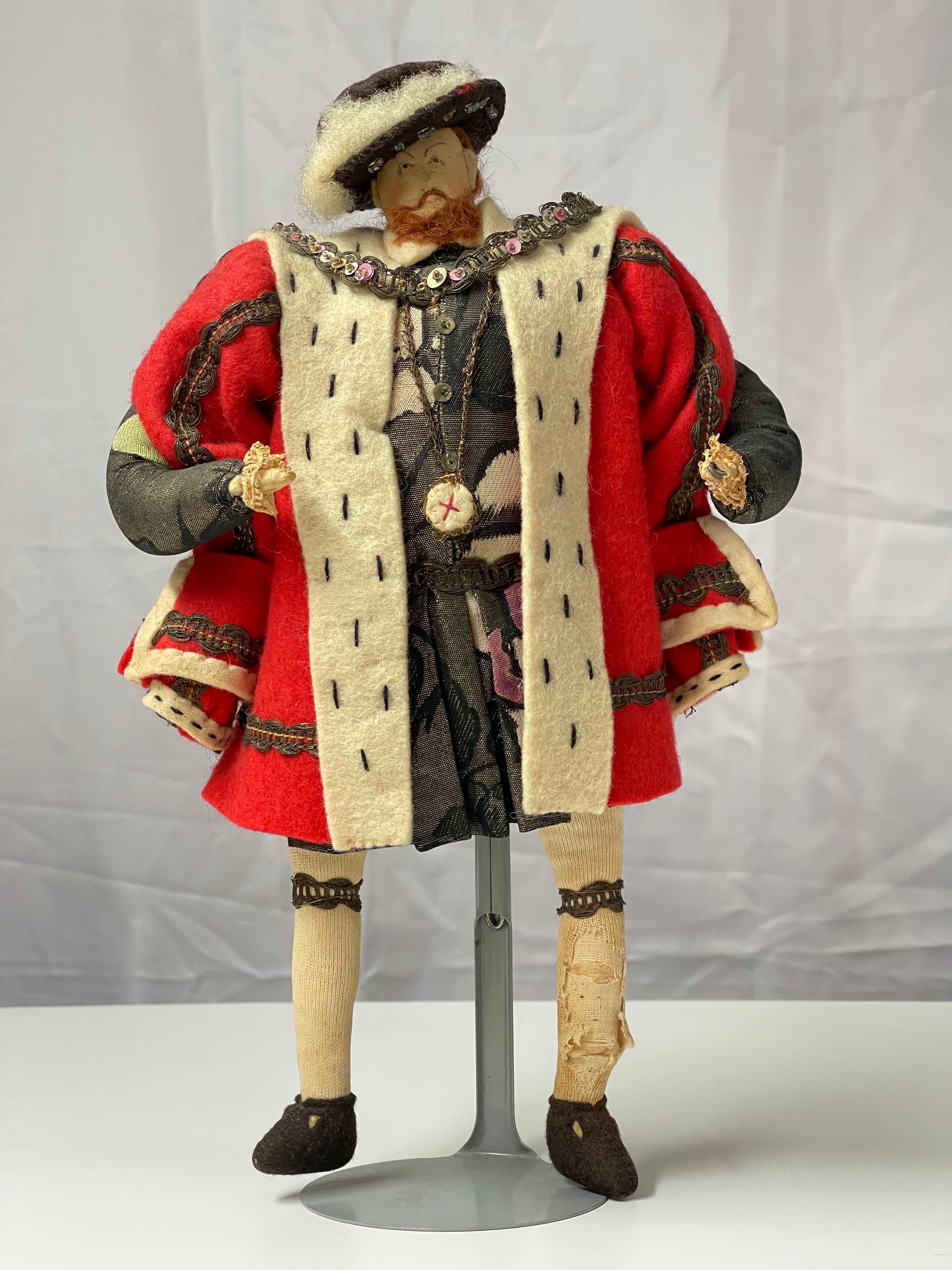 Liberty of London King Henry the VIII Doll In Fair Condition For Sale In Redding, CT