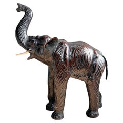 Liberty Of London Leather Elephant Footstool