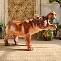 Liberty of London Leather Hippo Foot Stool