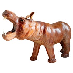 Liberty of London Leather Hippo Foot Stool