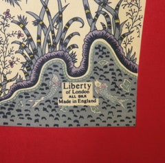 LIBERTY OF LONDON Peacock Garden Silk Scarf