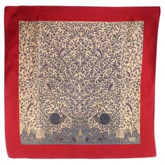 LIBERTY OF LONDON Peacock Garden Silk Scarf