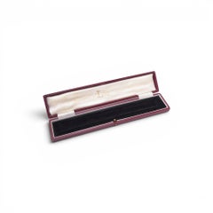 Liberty of London Vintage Red Leather Bracelet Box, Circa 1940s to 1960s