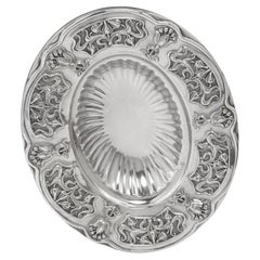 Liberty Oval Centerpiece in Silver Plate