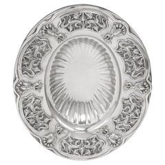 Liberty Oval Centerpiece in Silver Plate