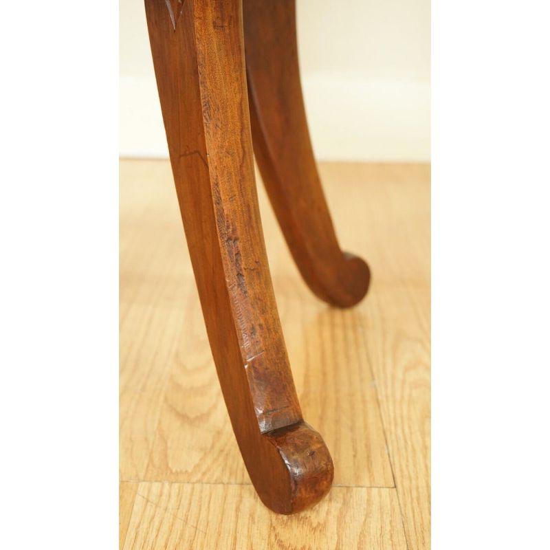 Liberty's London Hand Carved Occasional Side End Lamp Wine Table, 1905s 3