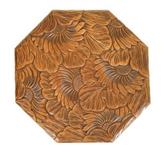 Liberty's London Hand Carved Occasional Side End Lamp Wine Table, 1905s