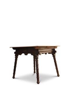 Liberty's William Morris Victorian Arts & Crafts Solid Oak Table