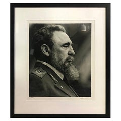 Liborio Noval - Grand tirage gélatino-argentique cubain de Fidel Castro en édition limitée