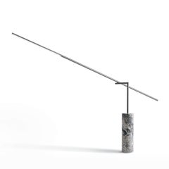 Libra Articulating Arm With Marble Base Floor Lamp