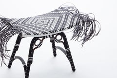Libra 'Diamond pattern', Tribal Stool