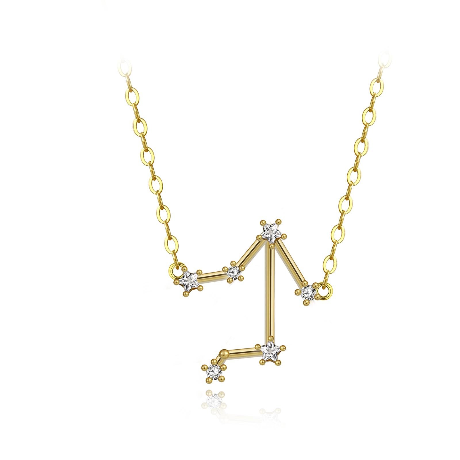 libra constellation necklace