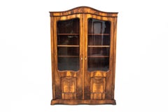 Library - antique display case, Northern Europe, around 1890.