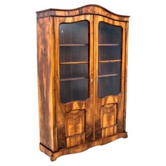 Library - antique display case, Northern Europe, around 1890.