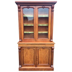 Antique Library Bookcase, Mahogany, circa 1880