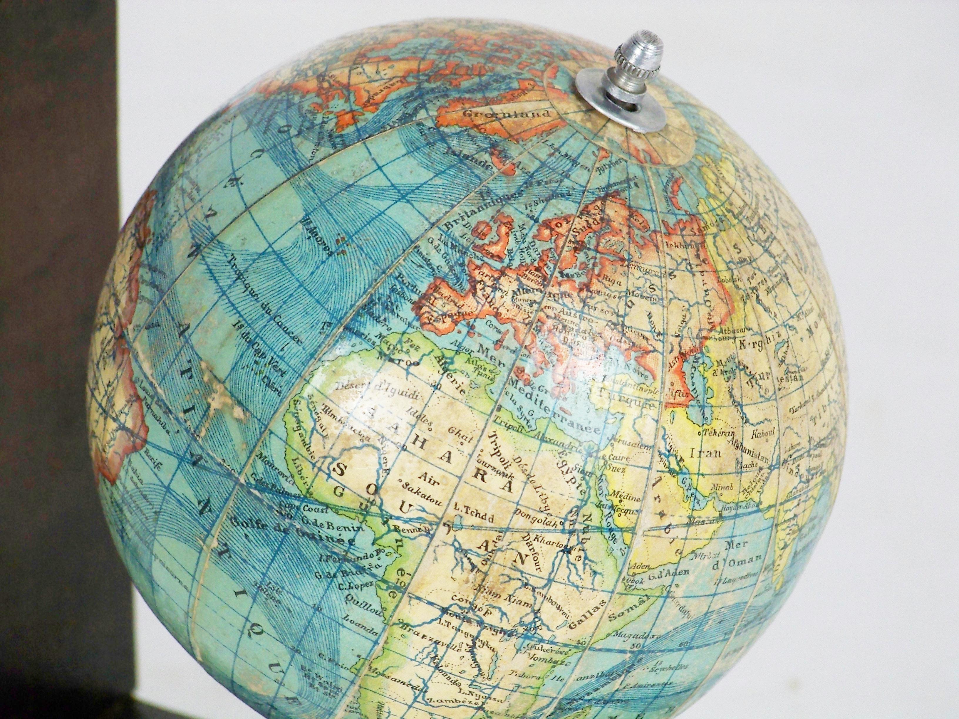 Austrian Library Bookend with the Globe