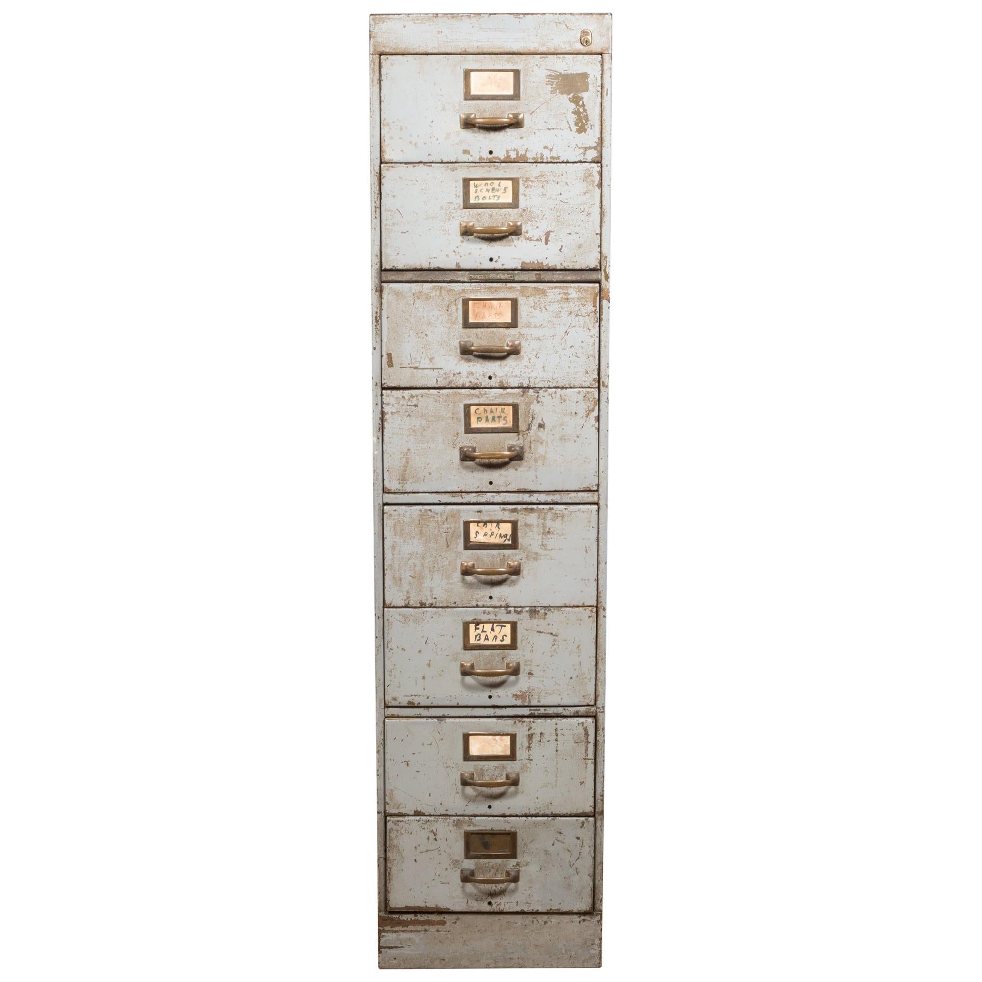 Library Bureau Sole Makers Inc. Factory 8-Drawer Steel File Cabinet, circa  1940 at 1stDibs | file cabinet factory, document cabinet factory, steel  file factory